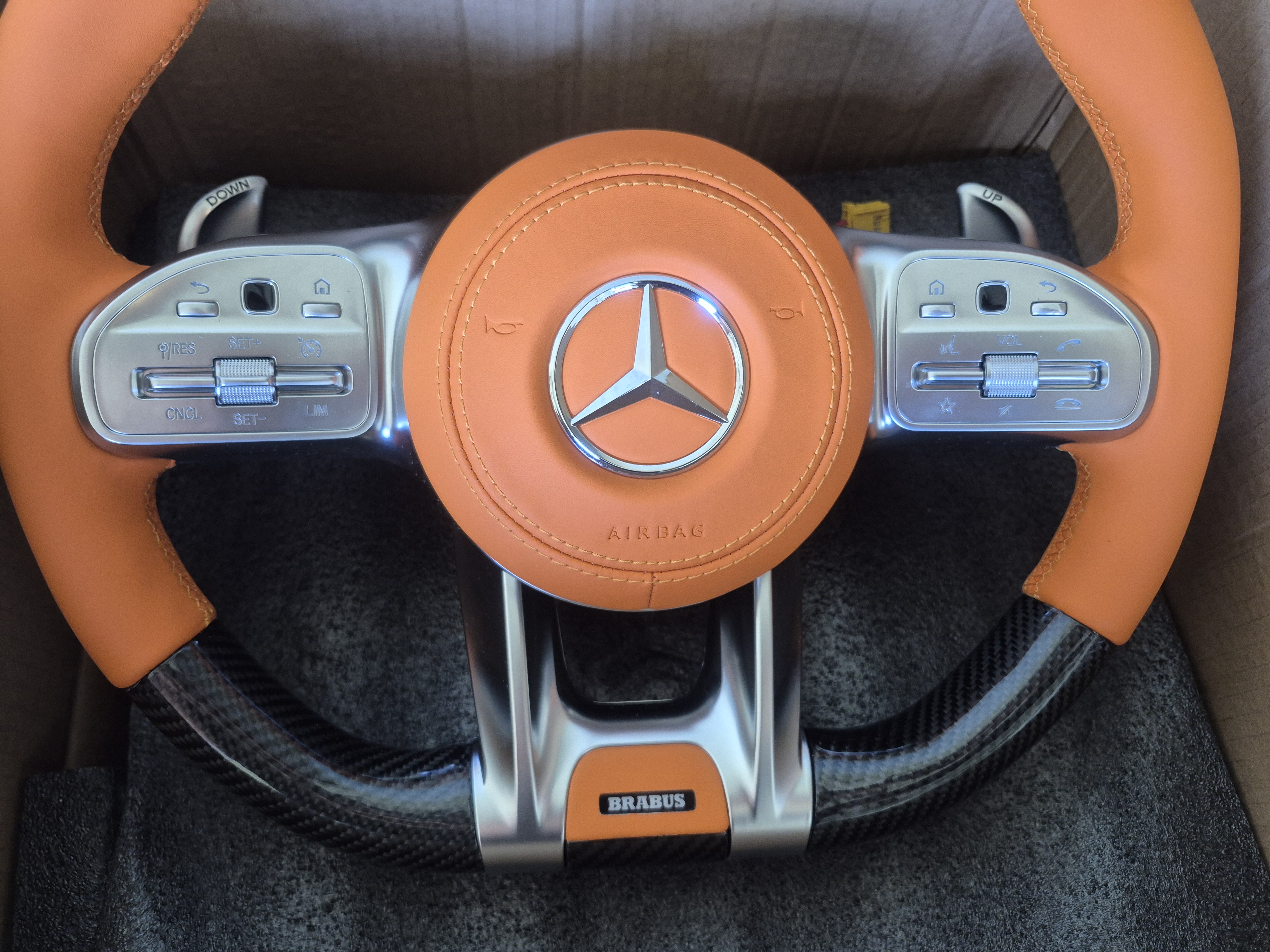 Premium Dry Carbon Fiber (Light Brown)