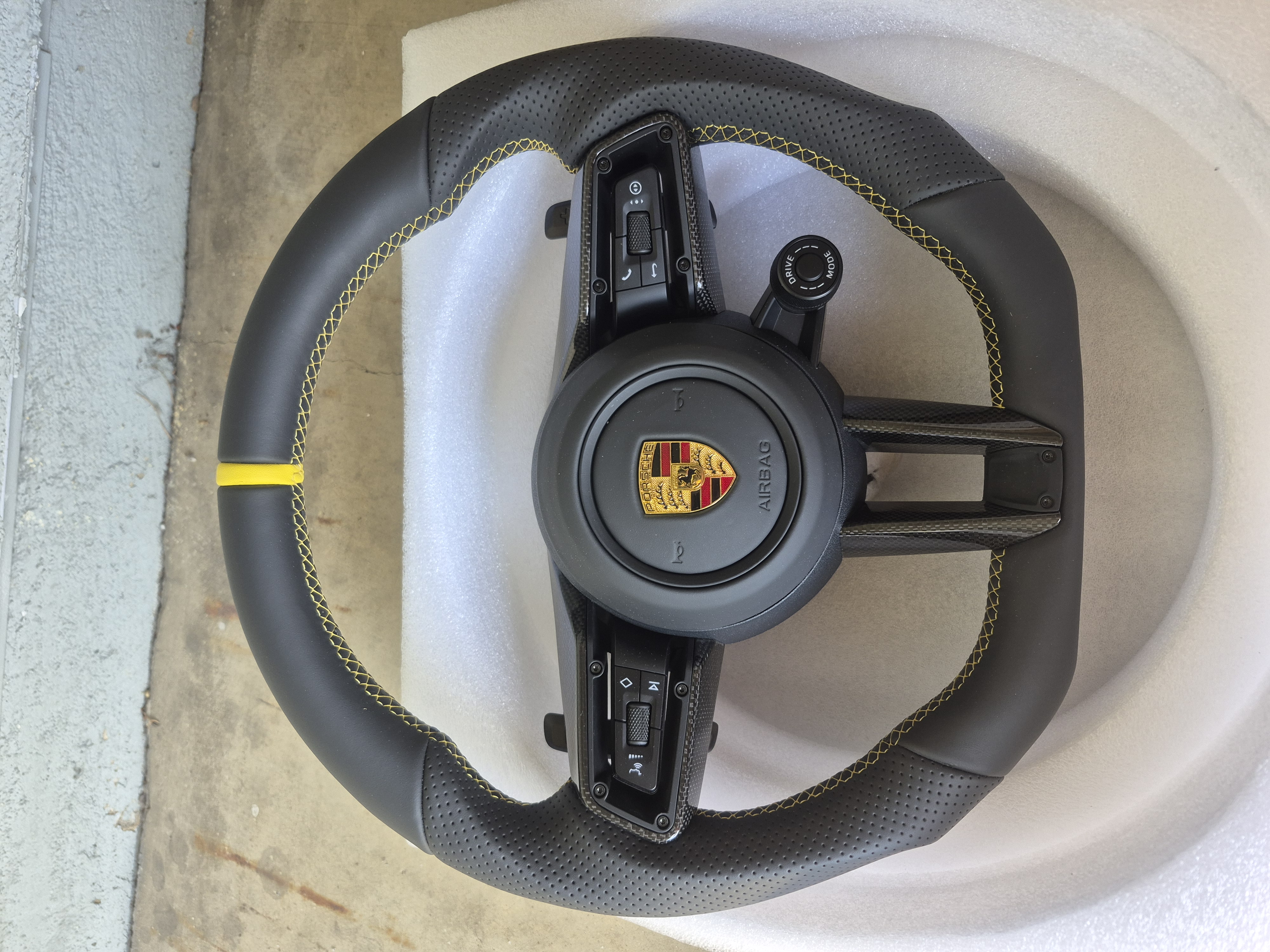 Napa Leather (Yellow Stripe)