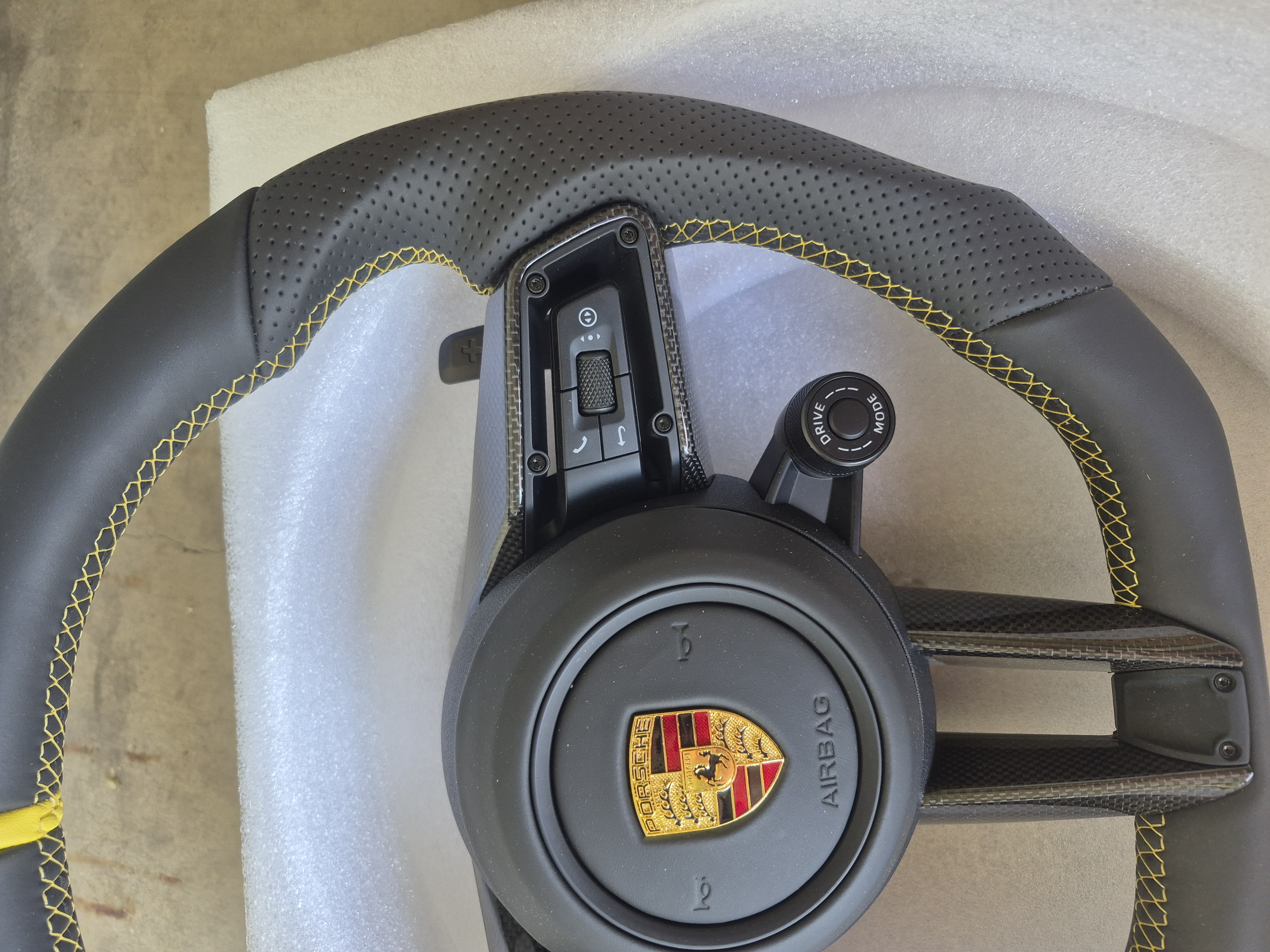 Napa Leather (Yellow Stripe)