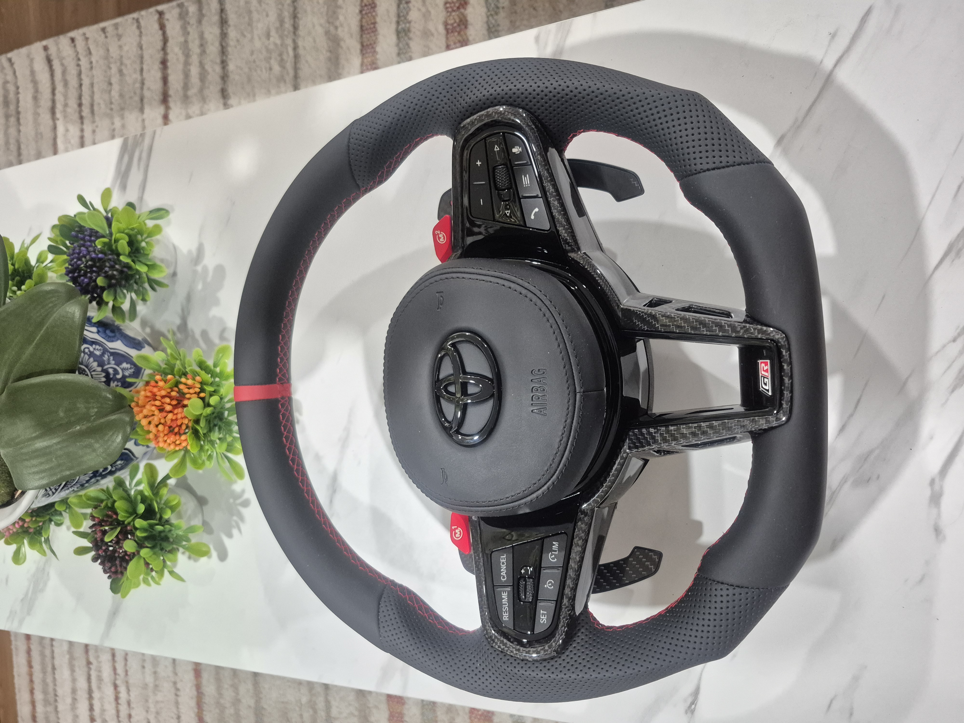 Napa Leather (Red Stripe)