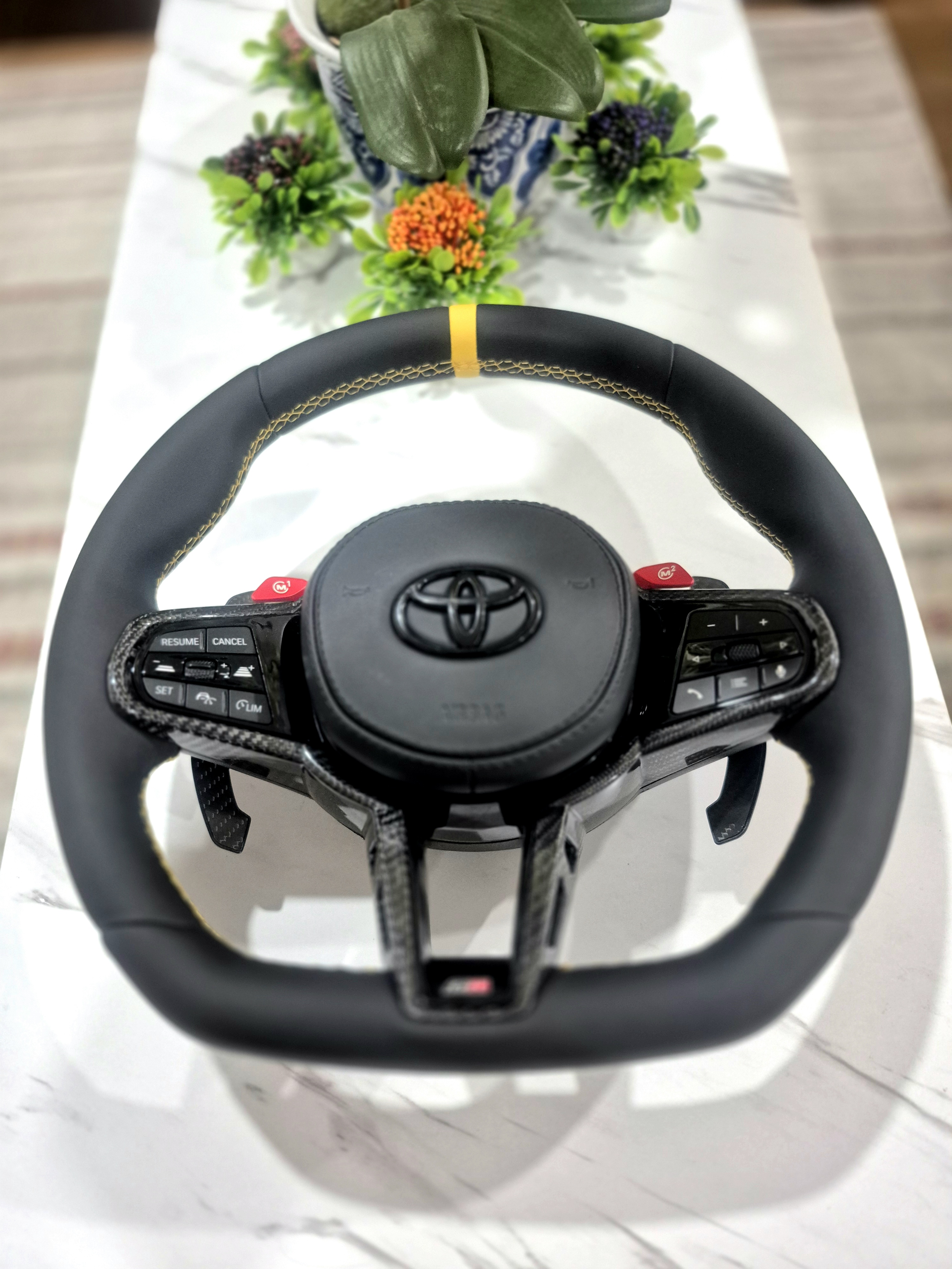 Napa Leather (Yellow Stripe)