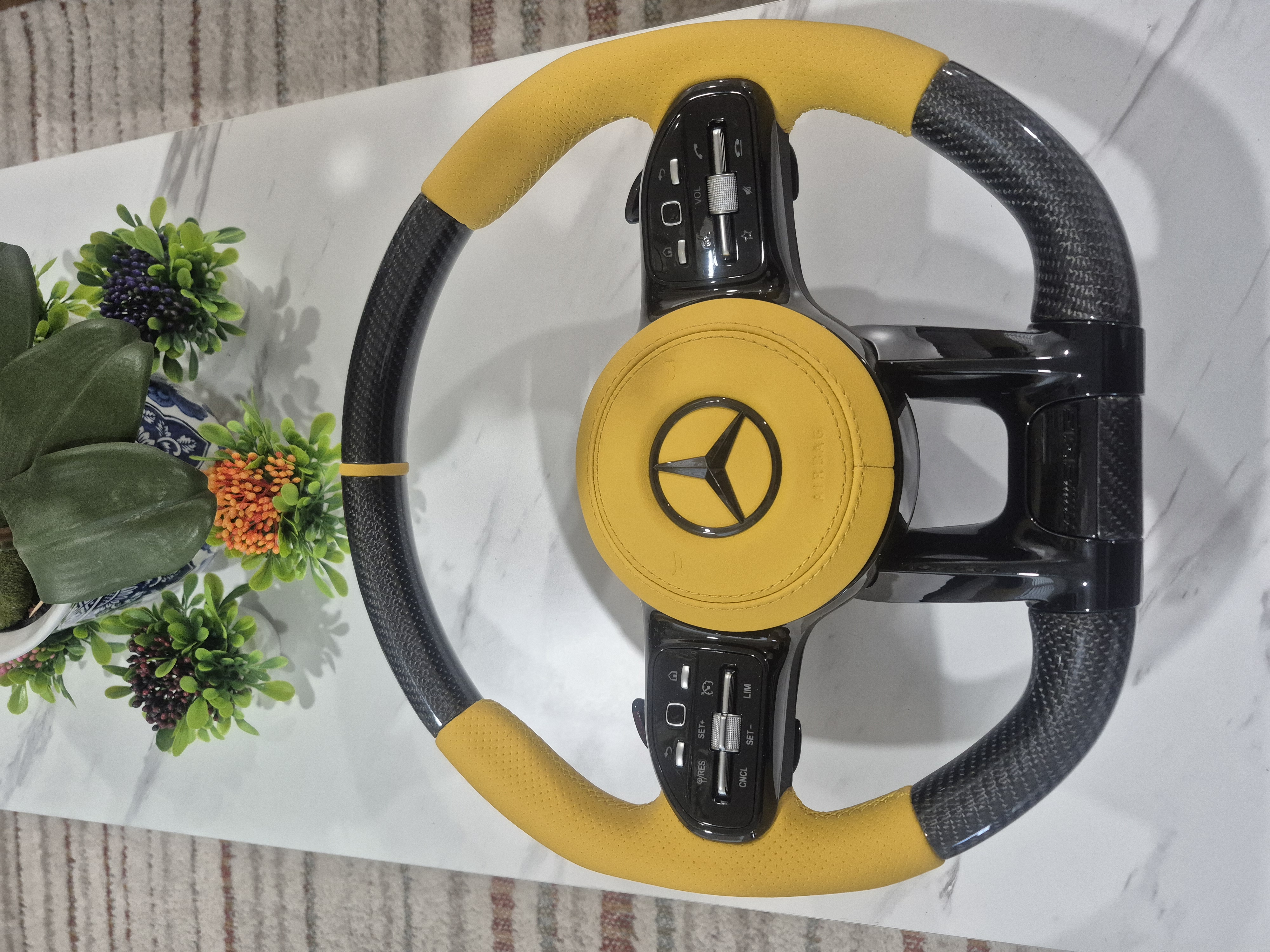 Dry Carbon Fiber (Yellow)