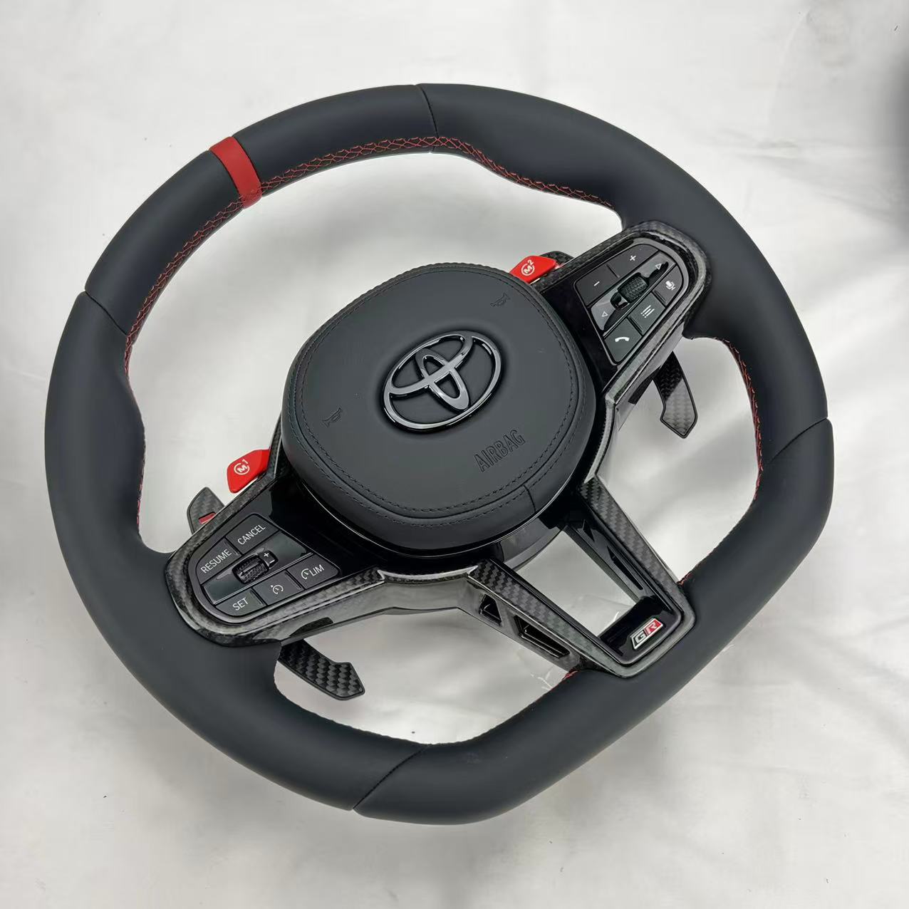 Napa Leather (Red Stripe)