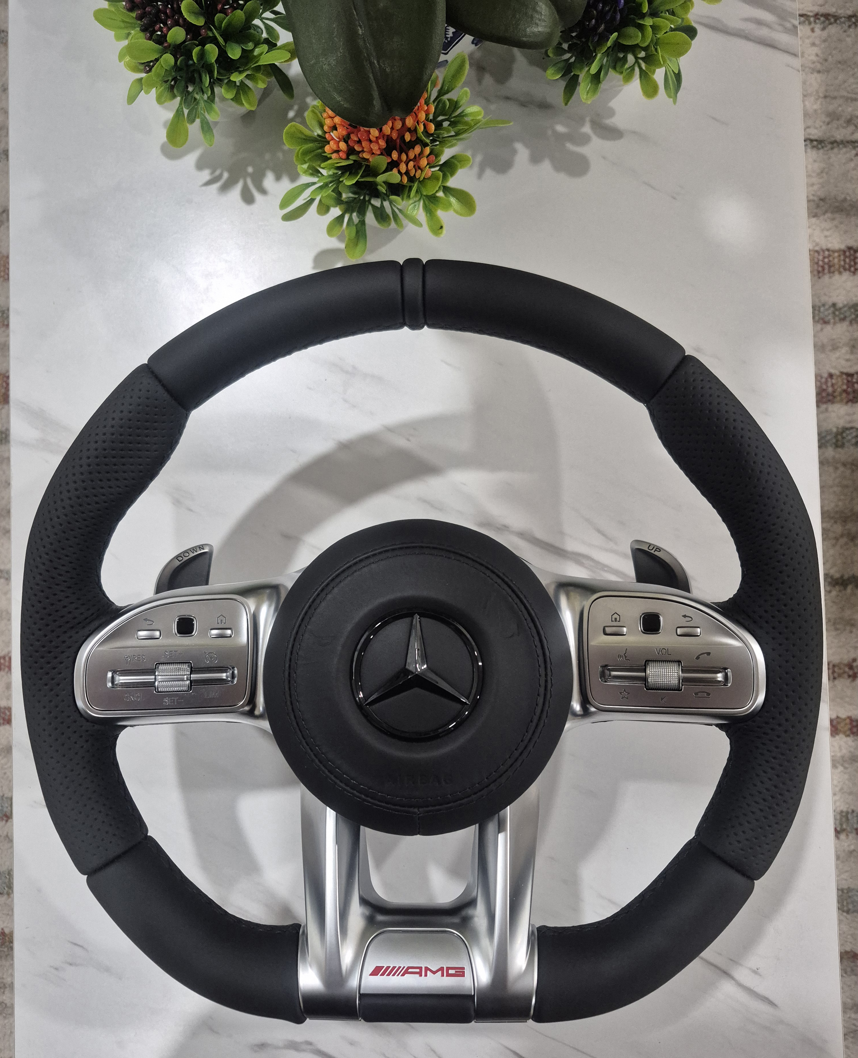 Napa Leather Silver Trime (809)