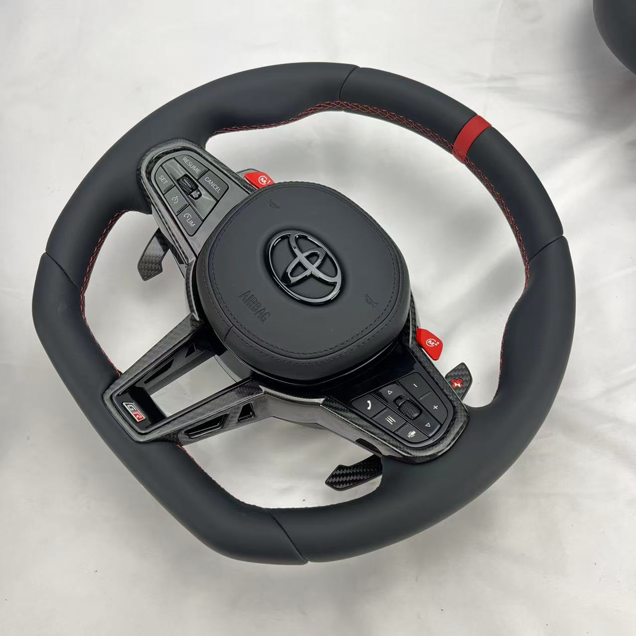 Napa Leather (Red Stripe)