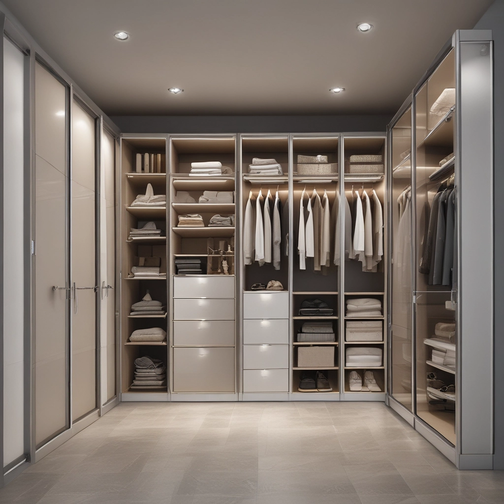 Modern Black Wardrobe