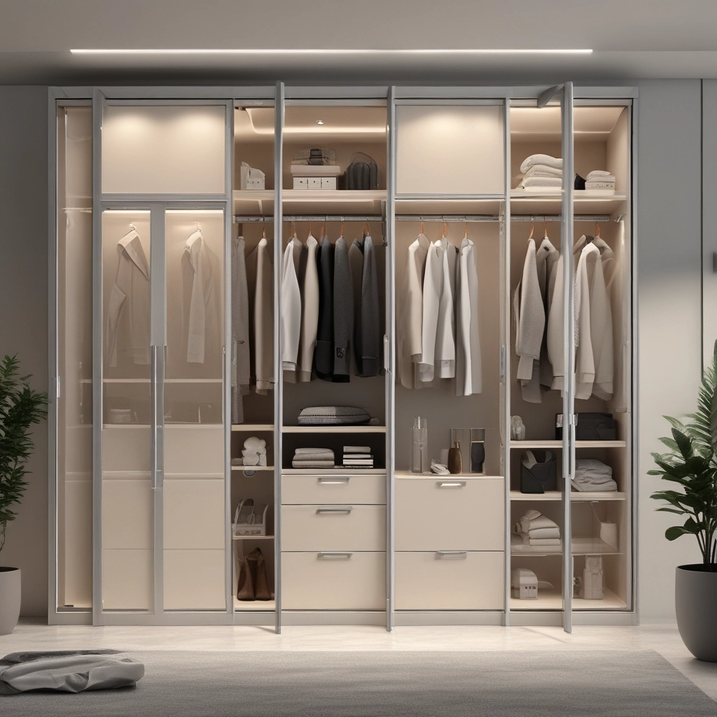 Modern Black Wardrobe