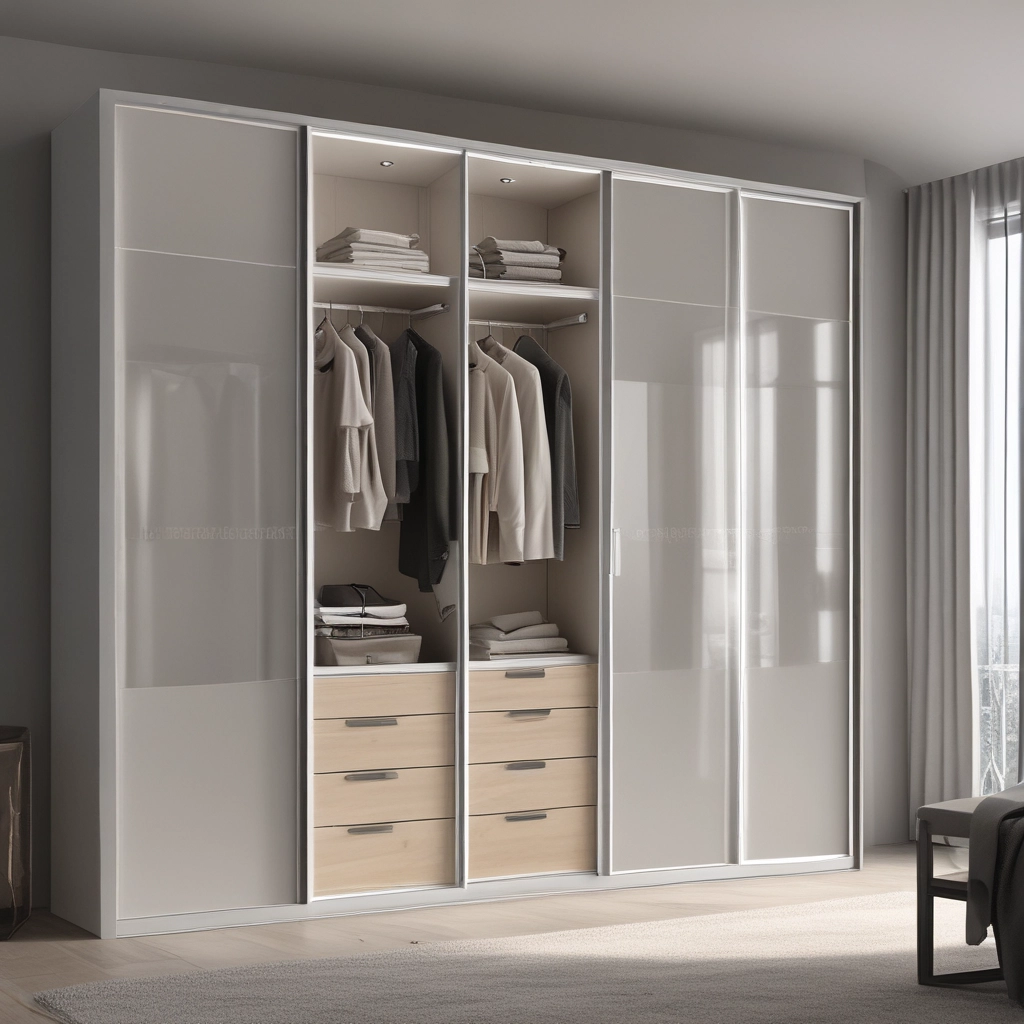 Modern Black Wardrobe