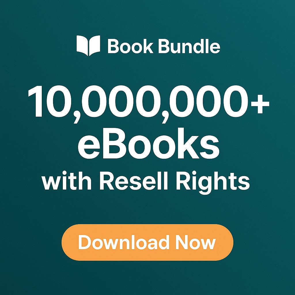 Mega Digital Reseller Bundle – 10 Lakh+ eBooks, Private Label Content, Audiobooks & More
