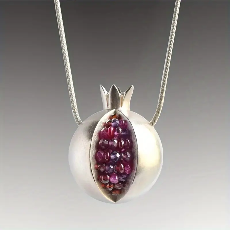 Pomegranate Gemstone Pendant