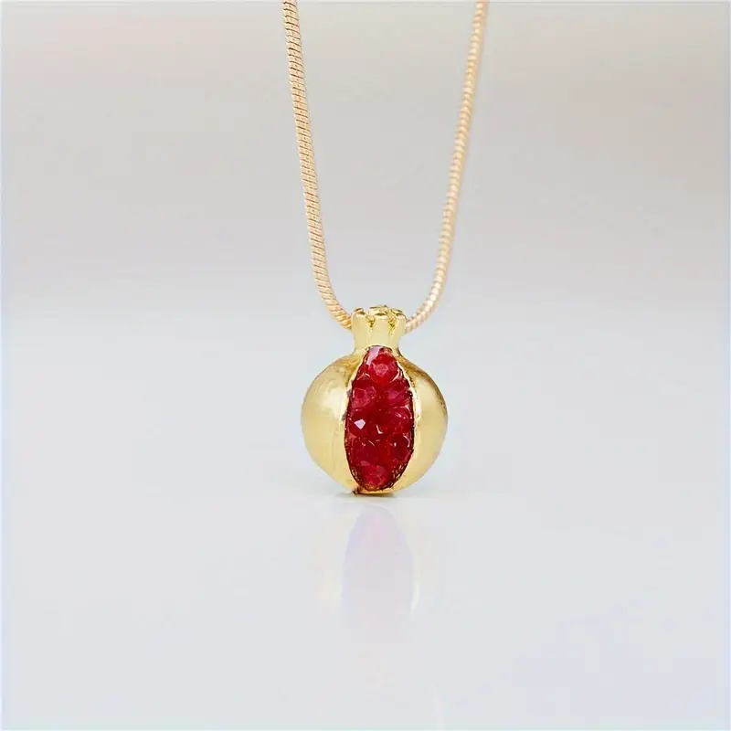 Pomegranate Gemstone Pendant
