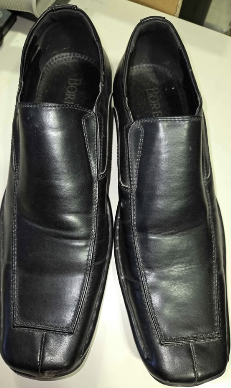 Men's Borelli Black Leather Formal Shoes