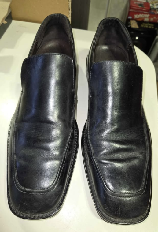 Men's Stacy Adams Black Leather Dress Shoes
