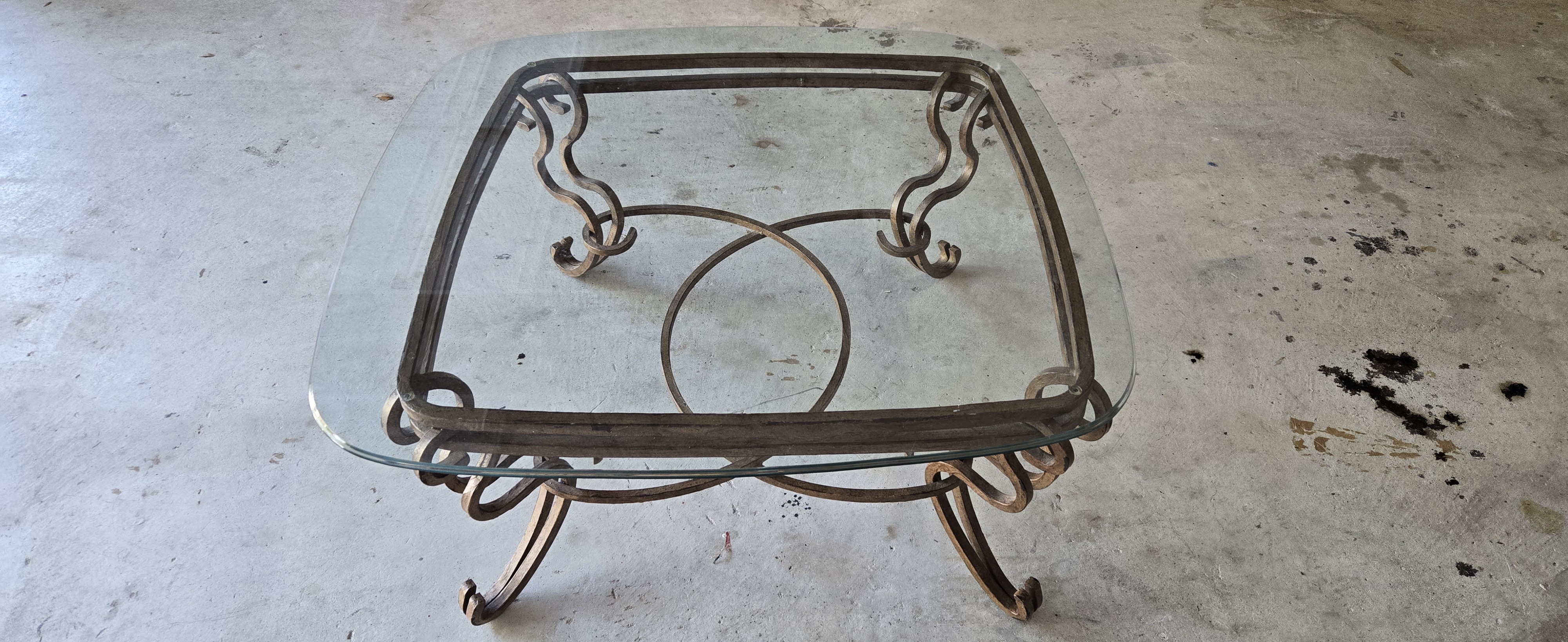Glass Top Coffee Table