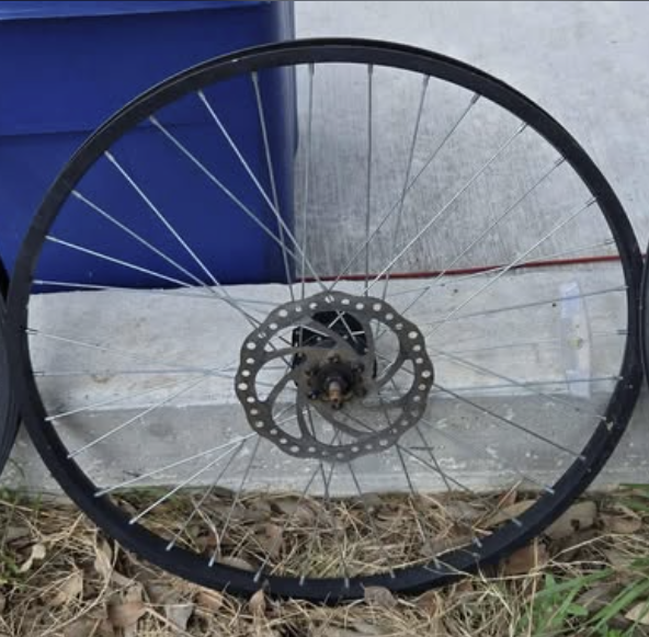 24-inch Bicycle Front Wheel with Disc Brake Rotor