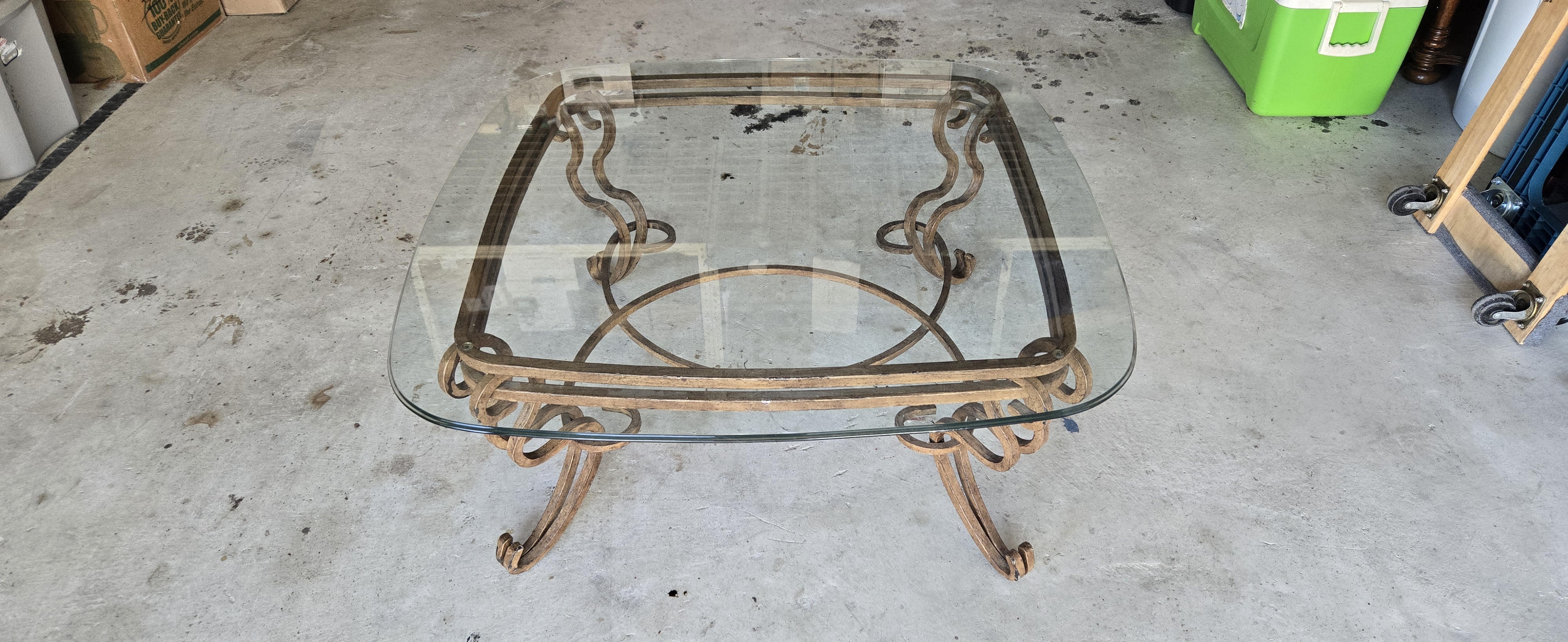 Glass Top Coffee Table