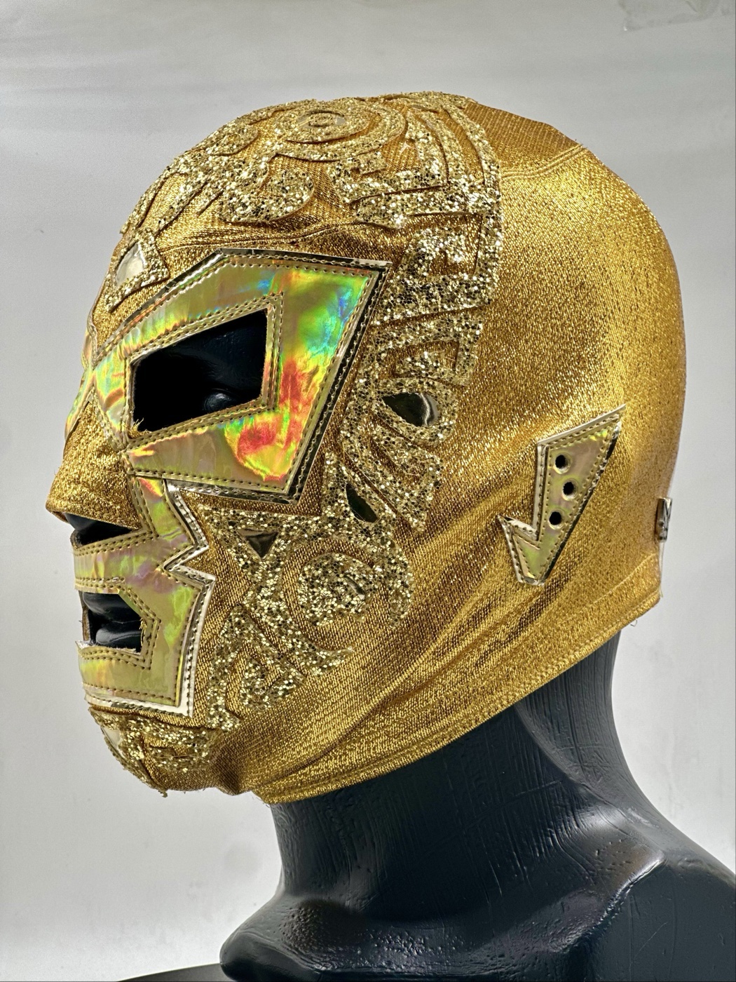 MASCARA PROFESIONAL TLALOC DORADO