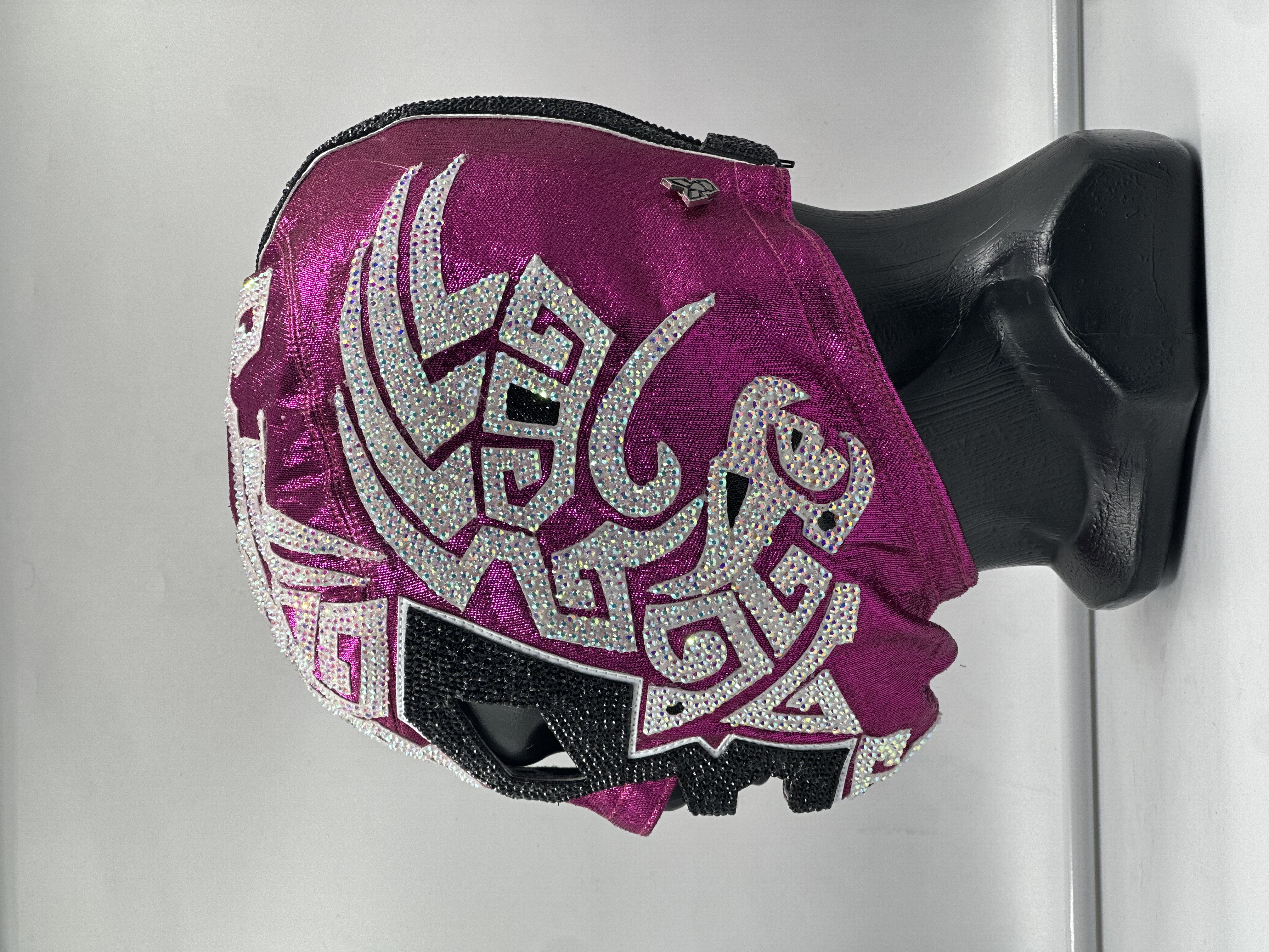 MÁSCARA PROFESIONAL PEDRERÍA AGUILA ROSA/PLATEADO