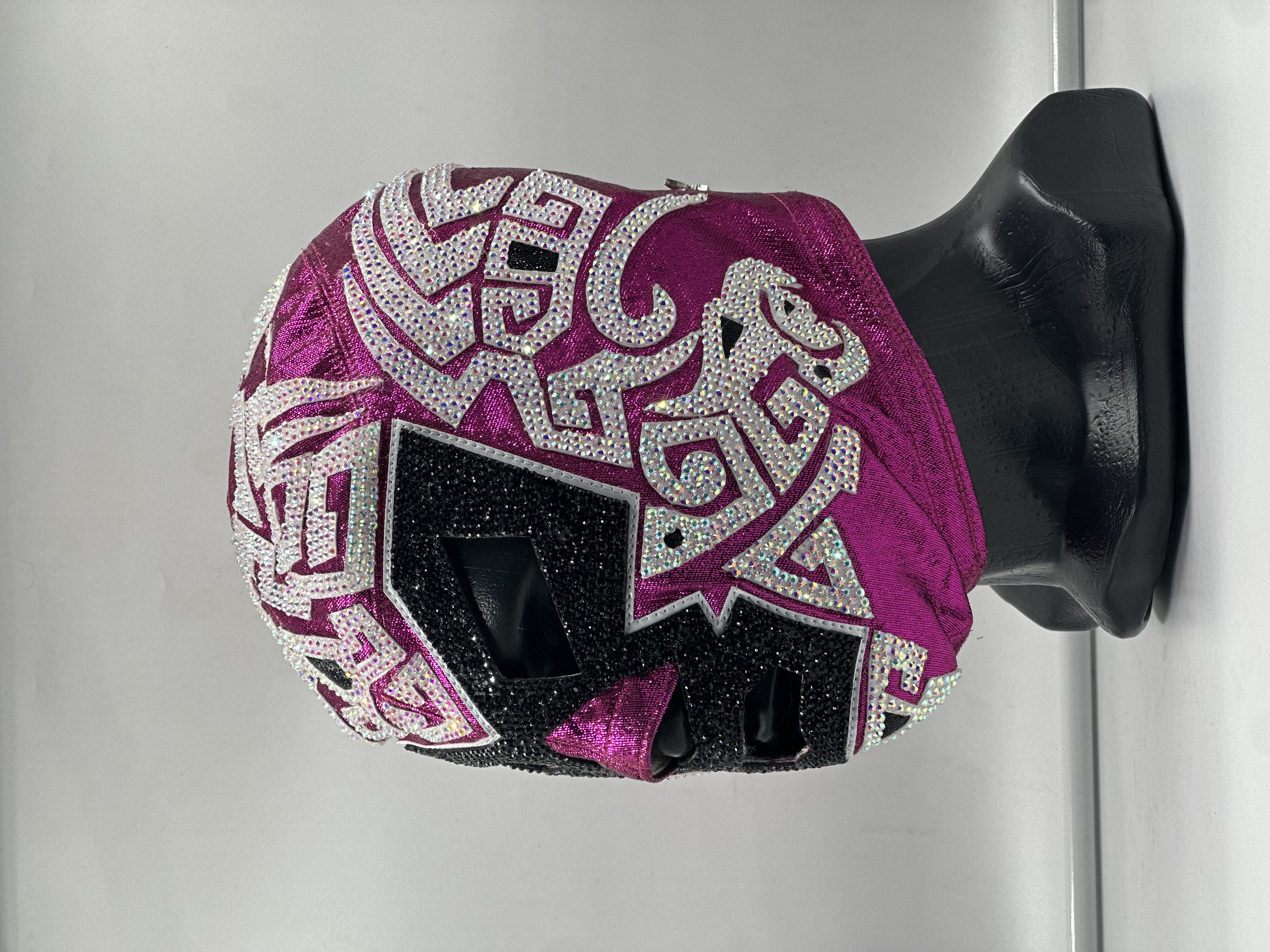 MÁSCARA PROFESIONAL PEDRERÍA AGUILA ROSA/PLATEADO