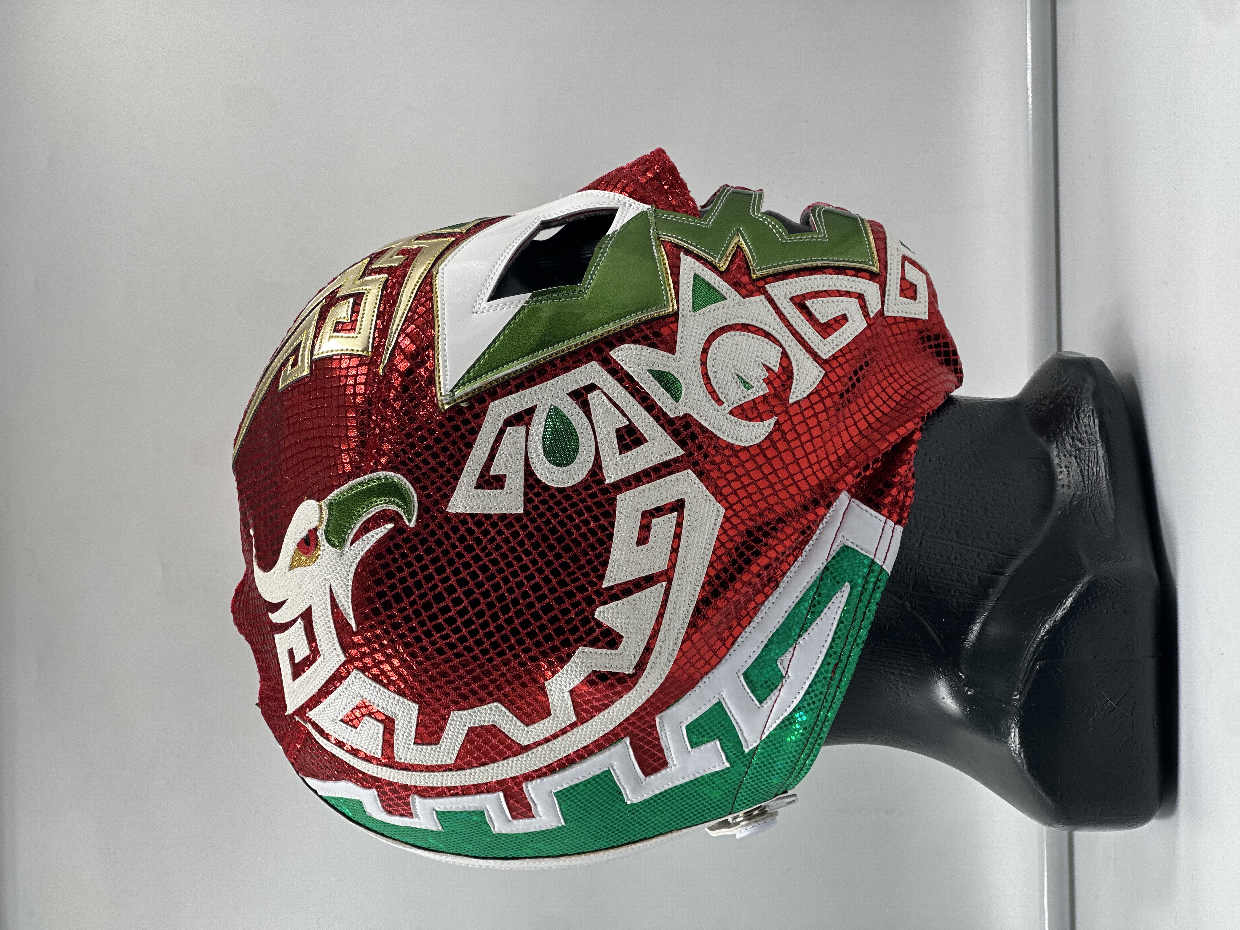 MÁSCARA PROFESIONAL AGUILA ROJA/TRICOLOR