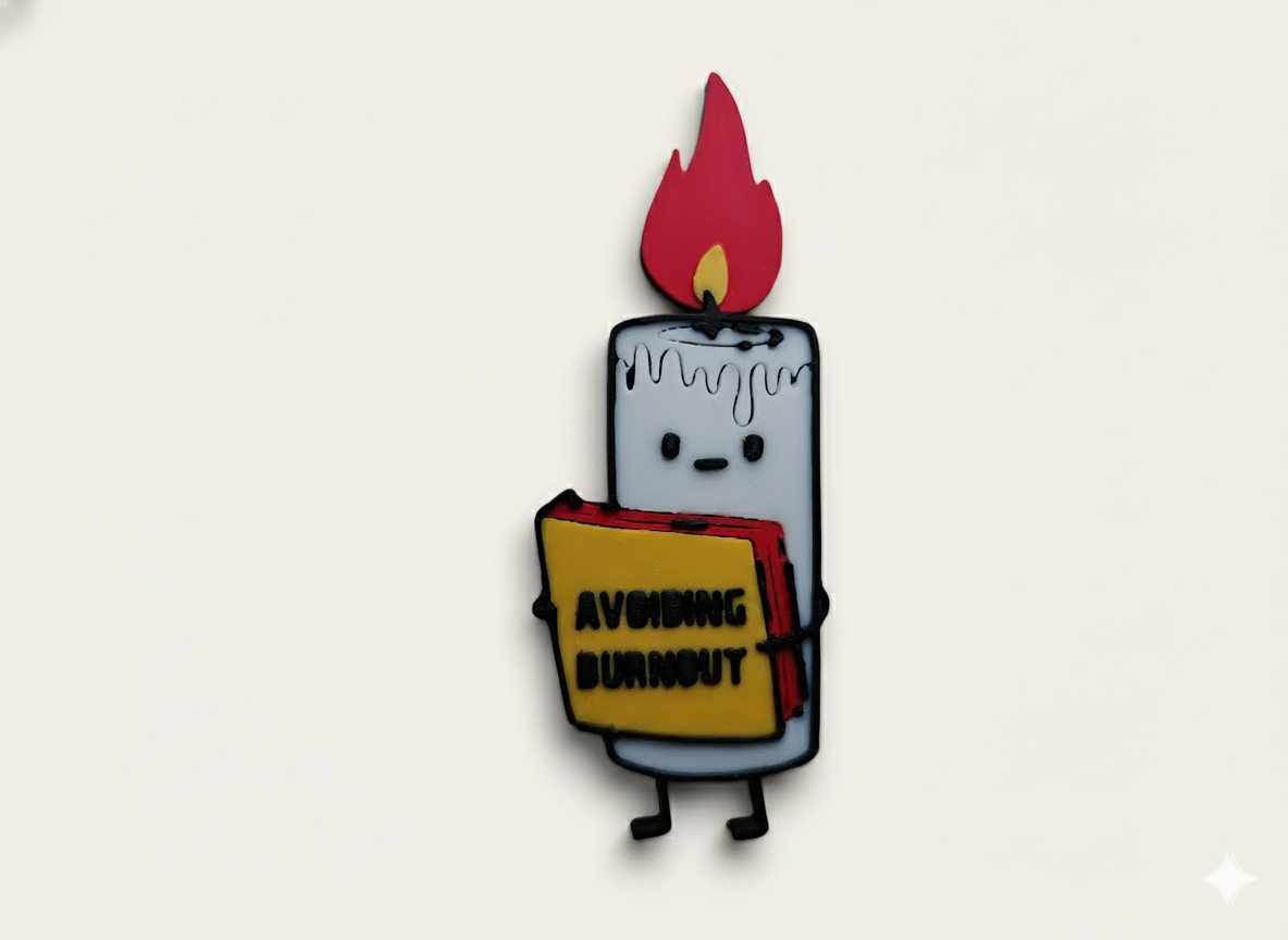 Avoiding Burnout Candle