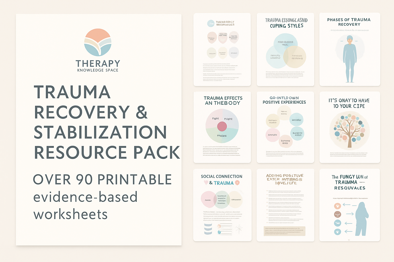 PTSD Trauma Recovery and Stabilization Resource Pack