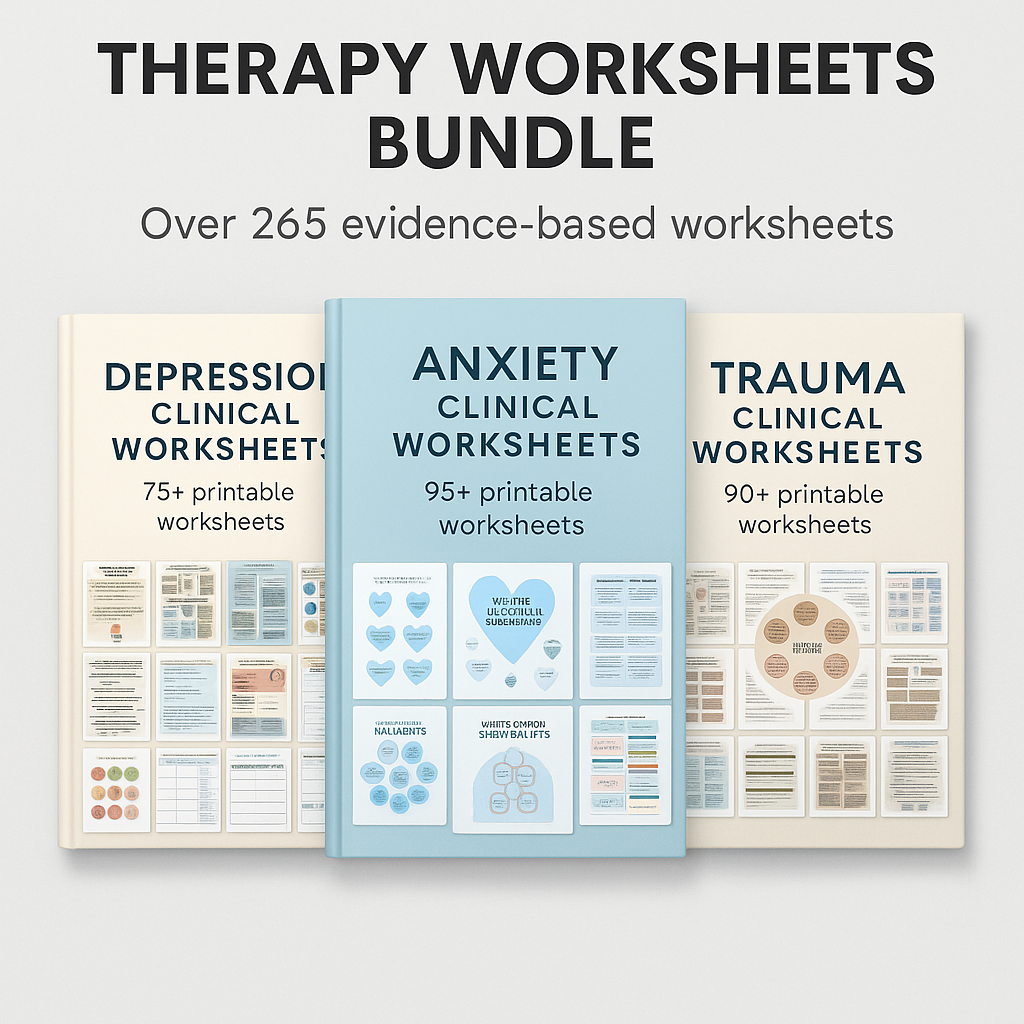 Therapy Knowledge Space: Complete Evidence-Based Mental Health Toolkit (Anxiety, Depression, PTSD)