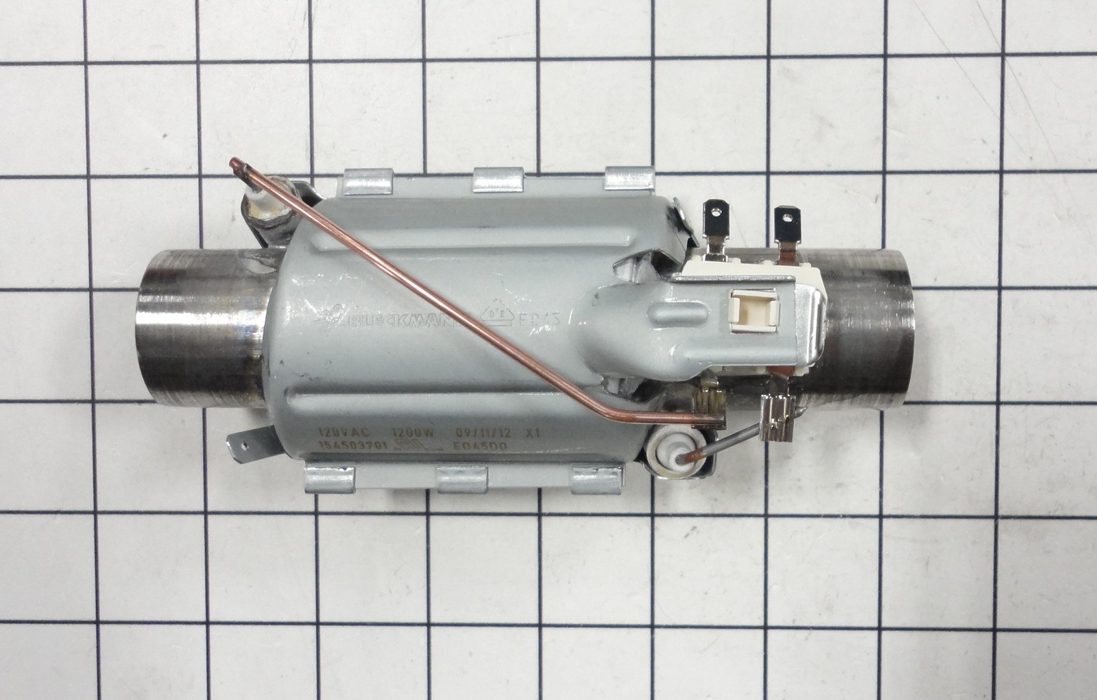 Elemento calefactor para lavavajillas