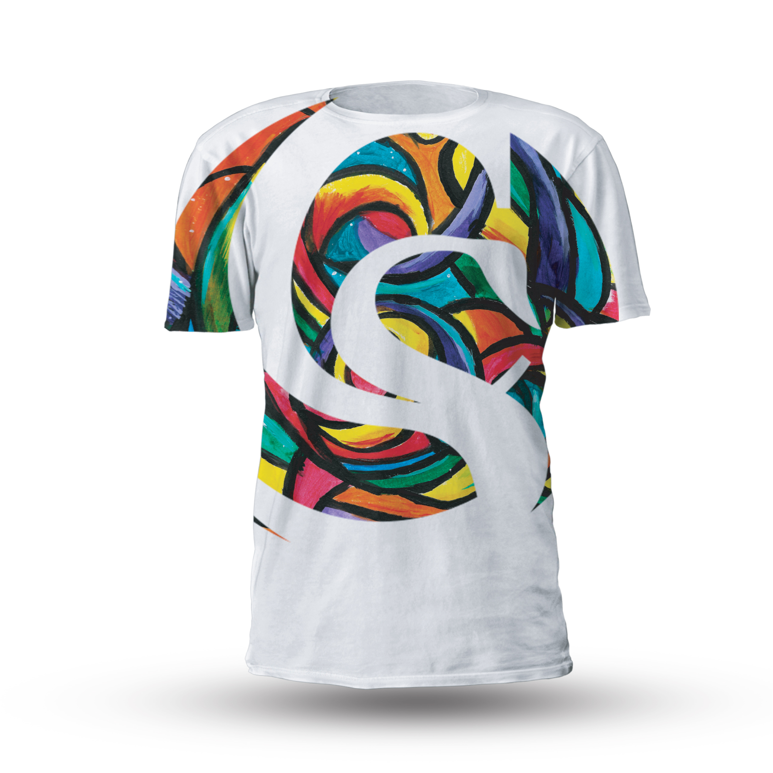 Colorful Abstract Art T-Shirt