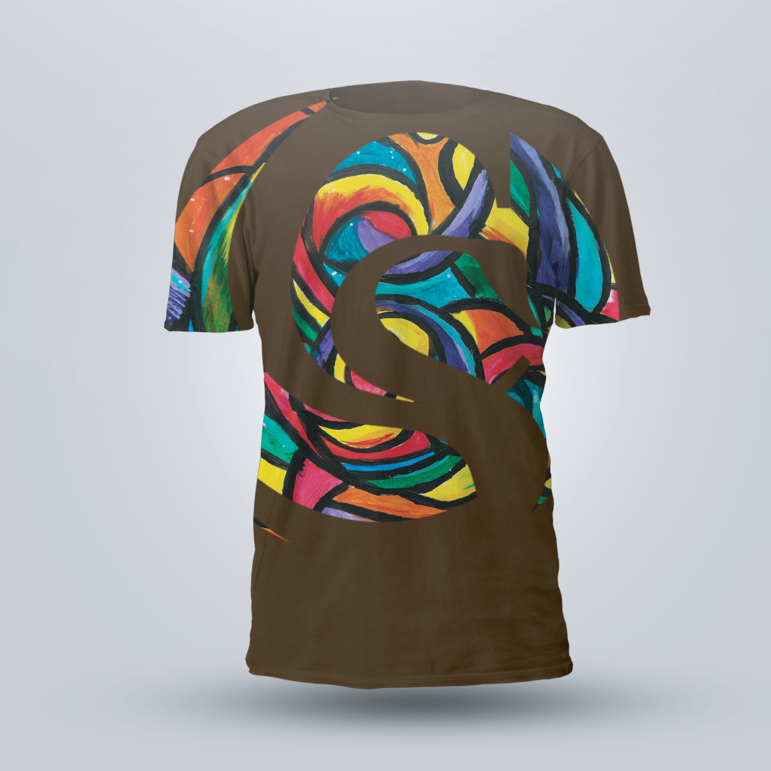 Colorful Abstract Pattern T-Shirt