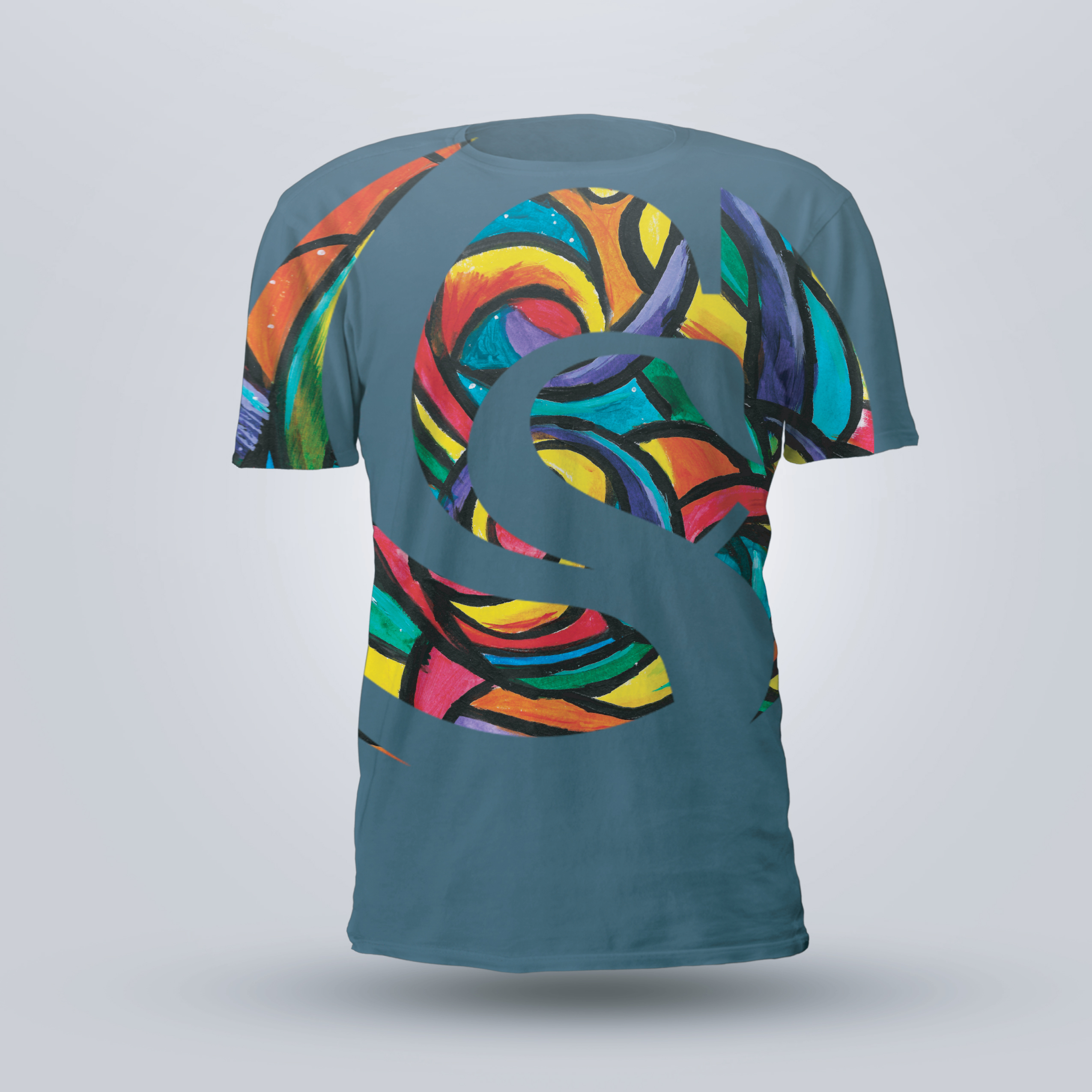 Colorful Abstract Pattern T-Shirt