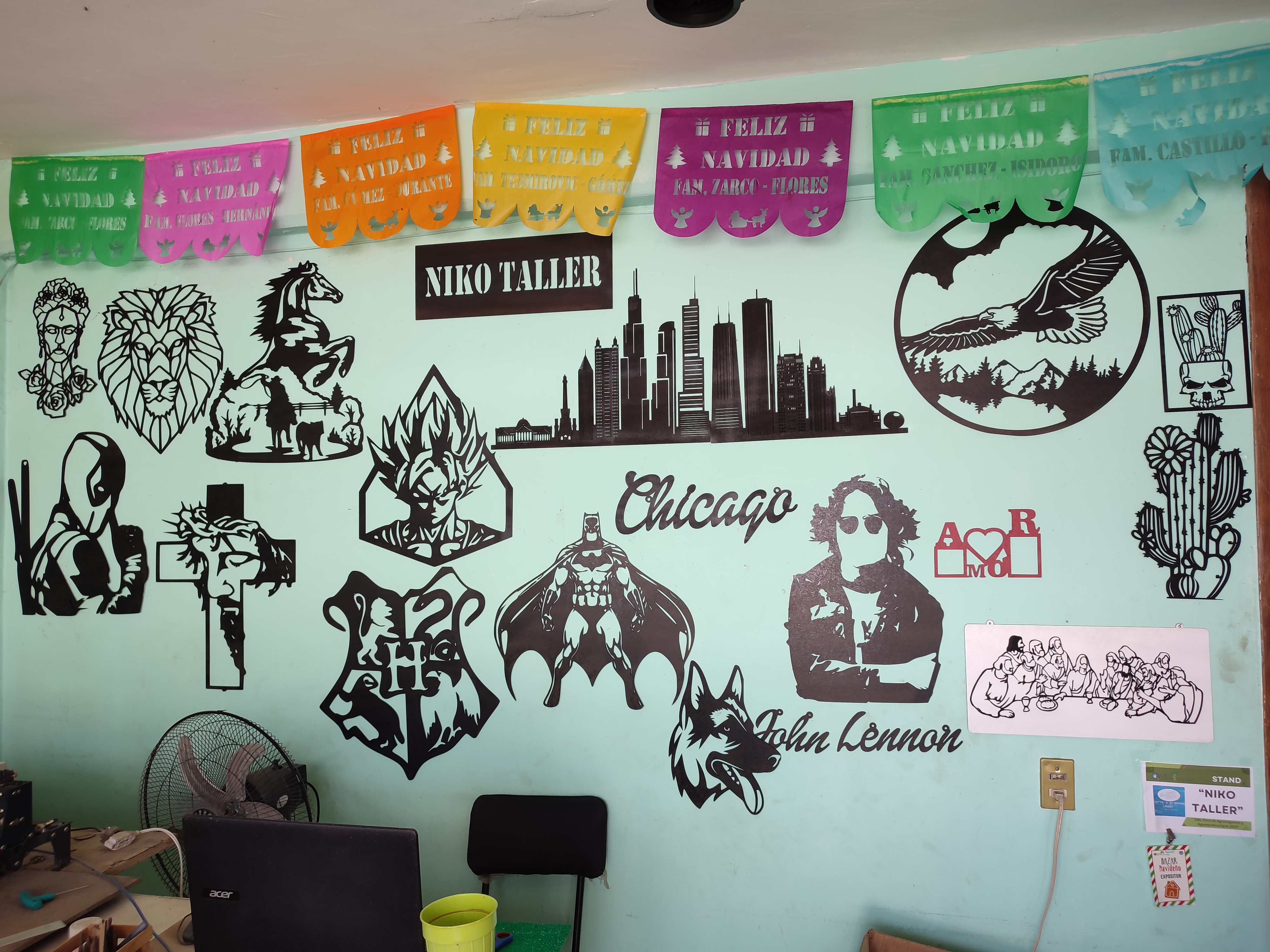 Decoración de coche clásico de MDF 