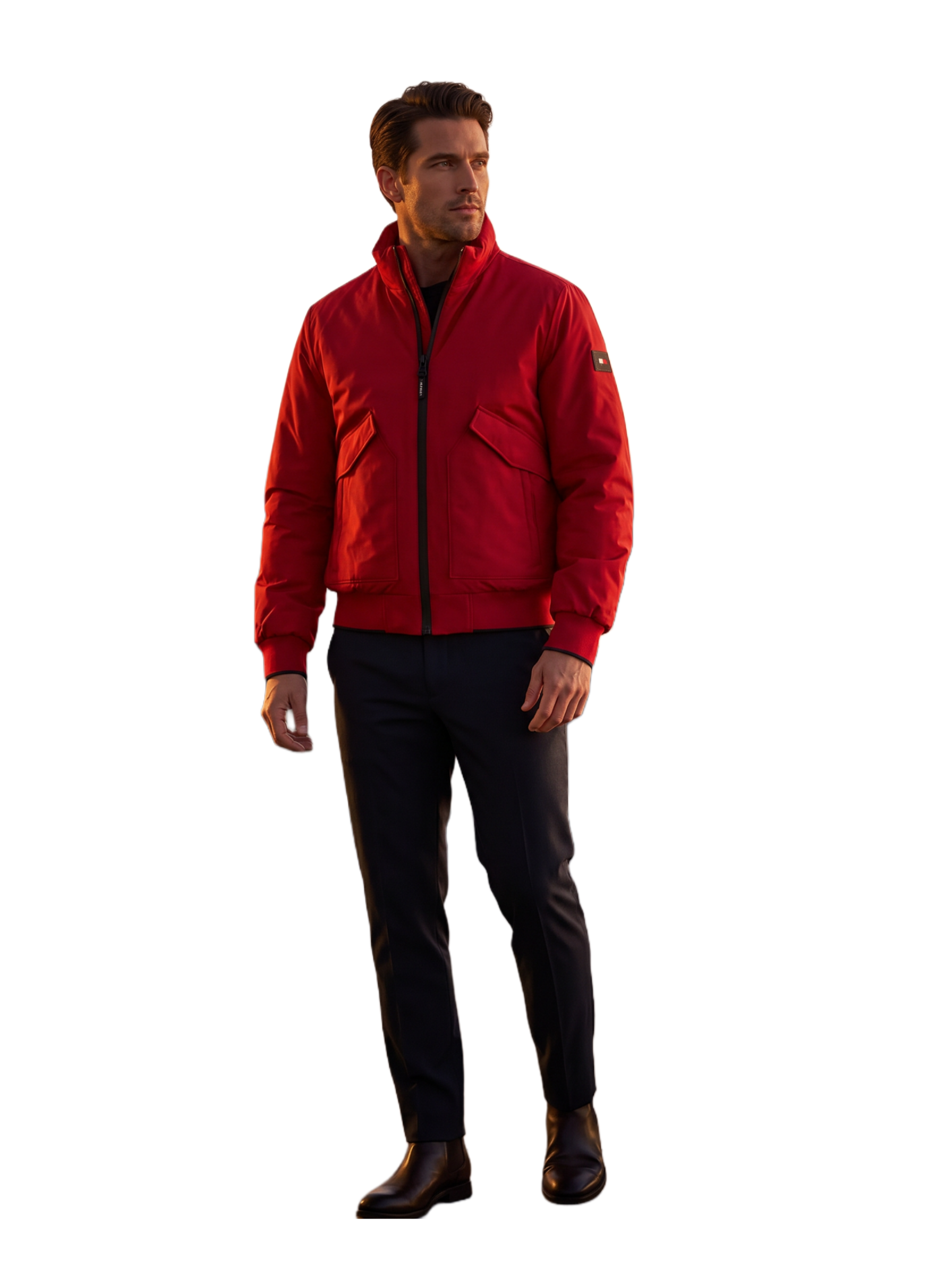 Chaqueta Roja Hombre