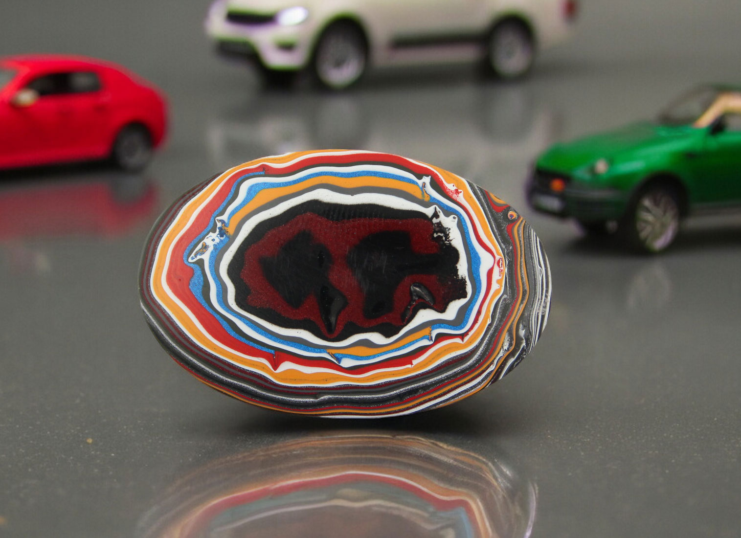 Hand Cut Jeep Fordite 
