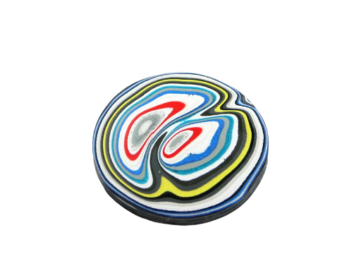 Hand cut Kenworth Fordite Cabochon