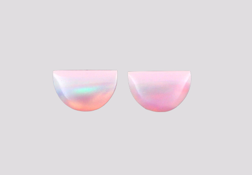 Aurora Opal cabochon matched pair 