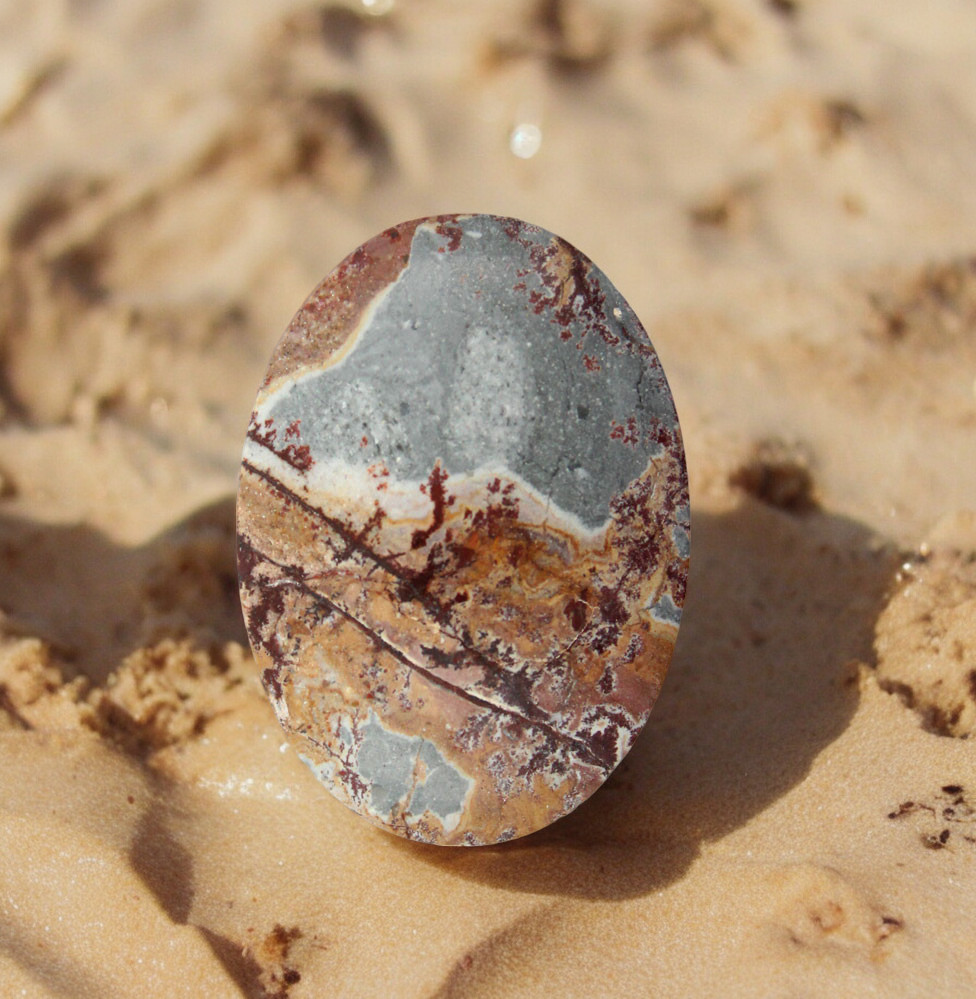Hand cut Sonoran Dendritic Stone Cabochon