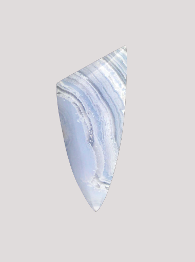 Hand Cut Blue lace Agate