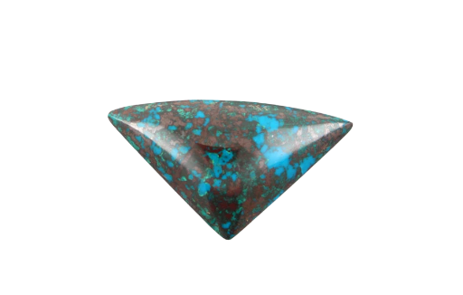 Hand Cut Parrots Wing Chrysocolla Cabochon