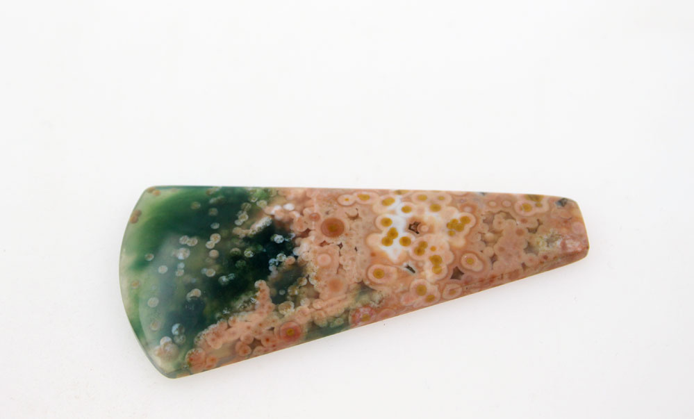 Translucent Hand cut Rare Ocean Jasper 