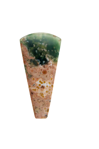 Translucent Hand cut Rare Ocean Jasper 