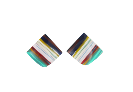 Surfite matched pair of cabochons