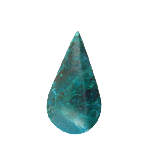 Peruvian Chrysocolla smaller cabochon