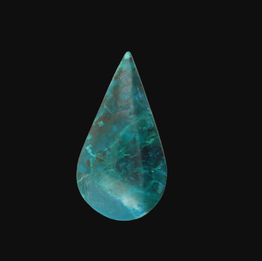 Peruvian Chrysocolla smaller cabochon