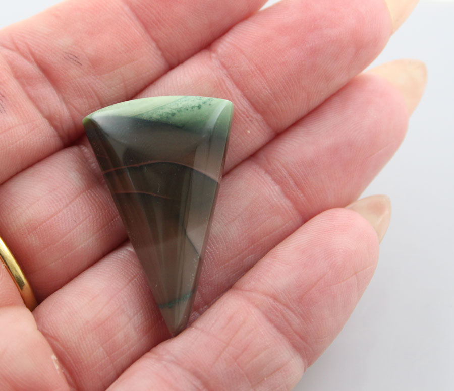 Orbed Imperial Jasper cabochon