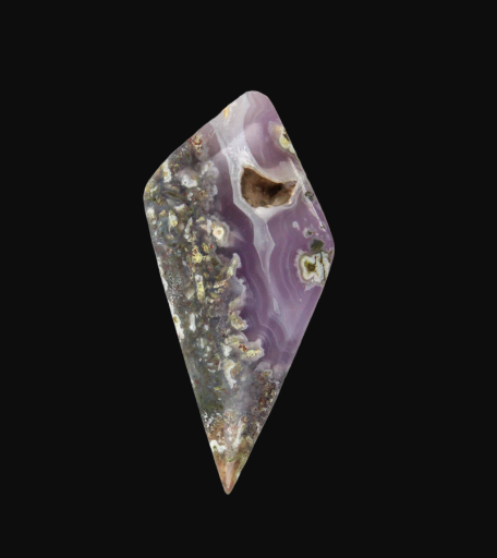 Indonesian Purple Moss Agate Cabochon