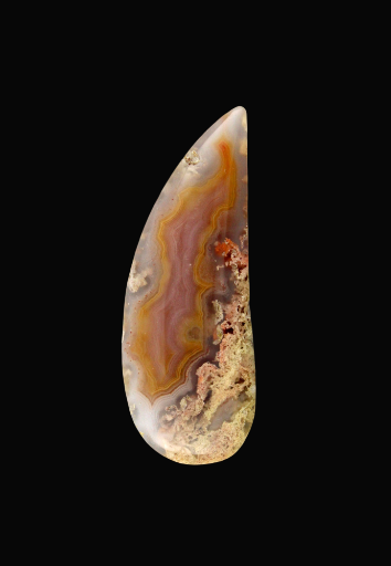 Stunning Hand Cut rare Moss and Coyamito Agate Cabochon 