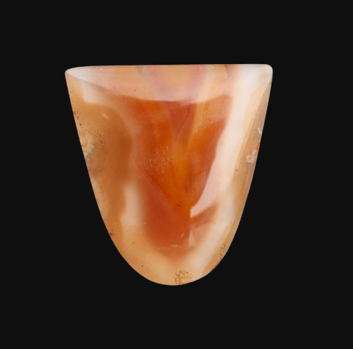 Orange Laguna Agate Cabochon 