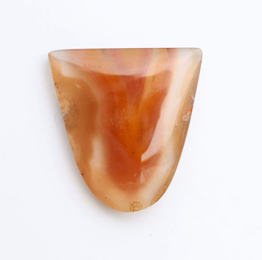 Orange Laguna Agate Cabochon 