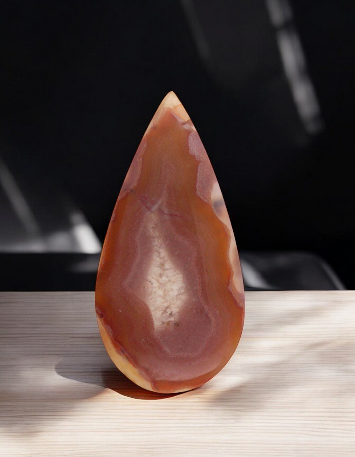 Raspberry Red laguna Agate Cabochon 